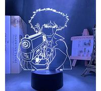 3D Night Light Japanese Anime Illusion Led Decor Lamp Led Light Cowboy Bebop Spike for Kids Bedroom Decor Brithday Gift Room Desk Acrylic 3D Lamp -Remote Control
