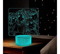 3D Night Light Wonder Egg Priority Led Light Anime Optical Illusion Lamp 16 Color Changing with Remote Light Toy Gifts Adults Home Decoration
