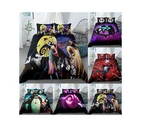3D Nightmare Before Christmas Duvet Cover Set Jack and Sally Bedding Set