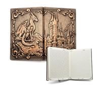 3D Notebook for DnD - 200 Pages D&D Notebook A5 with Bronze Embossed