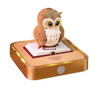 3D Notepad - 10x10x9cm 2026 Owl Statue Carved Tear Off Paper | 3D Desk Calendar with Paper Sculpture for Coffee Table, Dining Room, Bookcase, Teacher Bedside