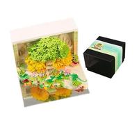 3D Notepad | 2026 Calendar of 3D Paper Sculpture - Design Tree Flower Notepad Notes for Classroom Home Christmas Teacher Gift