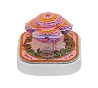 3D Notepad Desk Calendar -Impressive Treehouse Sculpture, 8.2x6.5cm Tear Off Art Planner, Desktop Organizer For Writing Studying | Educational Fun For Child Student Adult Festival Holiday Planning
