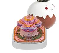 3D Notepad - Tree House Paper Sculpture, Tear-Off Calendar Design for Learners and Families, Creative Table Decorations for Office, Home, Advent Planning, Holidays, Study, Writing and Gift Ideas