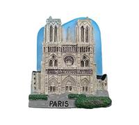 3D Notre Dame de Paris France Refrigerator Fridge Magnet Tourist Souvenirs Handmade Resin Craft Magnetic Stickers Home Kitchen Decoration Travel Gift