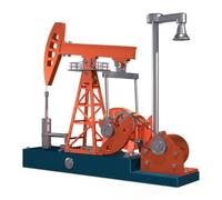 3d Oil Derrick Pumping Unit Model Kit, 219pcs Diy Assembly, Mechanical Educational Rig Model, With Electric Motor, Metal Oilfield Working Equipment, Stem Science Education Gift