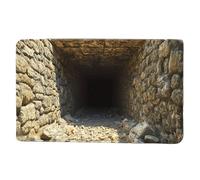 3D Optical Illusion Mat - Infinite Hole Mat, Non Slip Textile, Perspective Illustration | Modern Living Space Toilet Door Balcony Patio Play Area Decorative Floor Covering