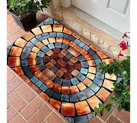 3D Optical Illusion Rug,3DHole Rugs,Rug That Looks Like a Hole in The Ground,Dog Gets Scared of 3DHole Carpet,3D Carpet Bottomless Hole Optical Illusion Area Mat,Test & Play with Your Dog or Cat