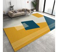 3D Optical Illusion Rug For Living Room, Abstract Geometric Texture With Stripes Print Pattern Area Rug Home Decor Carpet Mat,Non Slip Rug Large Porch Hallway Doormat - 80 X 120 Cm /2530431813746