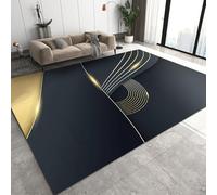 3D Optical Illusion Rug For Living Room, Abstract Geometric Texture With Stripes Print Pattern Area Rug Home Decor Carpet Mat,Non Slip Rug Large Porch Hallway Doormat - 60 X 120 Cm /1379739776104