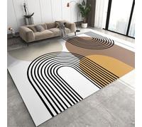 3D Optical Illusion Rug For Living Room, Abstract Texture With Stripes Print Pattern Area Rug Home Decor Carpet Mat,Non Slip Rug Large Porch Hallway Doormat - 180 X 280 Cm /5445940063296
