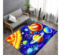 3D Optical Illusion Rug For Living Room, Galaxy Planet Dream Starry Sky Landscape Print Pattern Area Rug Home Decor Carpet Mat,Non Slip Rug Large Porch Hallway Doormat - 90 X 150 Cm -37509707006