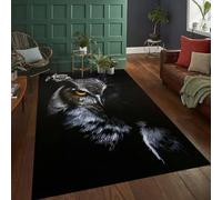 3D Optical Illusion Rug For Living Room, Owl Animal Print Pattern Area Rug Home Decor Carpet Mat,Non Slip Rug Large Porch Hallway Doormat - 120 X 160 Cm -65457406805