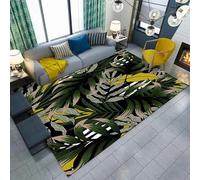3D Optical Illusion Rug For Living Room, Plant Banana Leaf Print Pattern Area Rug Home Decor Carpet Mat,Non Slip Rug Large Porch Hallway Doormat - 160 X 230 Cm -92608007976