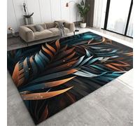 3D Optical Illusion Rug For Living Room, Plants And Trees Leaves Print Pattern Area Rug Home Decor Carpet Mat,Non Slip Rug Large Porch Hallway Doormat - 100 X 150 Cm -82415179274