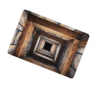 3D Optical Illusion Rug | Non-Slip Entrance Mat | Visual Depth Floor Carpet | Indoor Kitchen Bathroom Decoration | Creative Crack-Effect Design | Durable Easy-Clean | Stylish Modern Home Porch