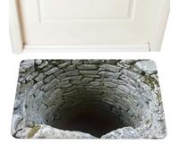 3D Optical Illusion Rug, Rug That Looks Like A Hole, Anti-Slip Doormat Hole Decor, Cave Visual Illusion Doormat, Floor Area Rugs, For Living Room Bathroom Kitchen Door Floor Home Christmas Halloween