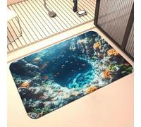 3D Optical Illusion Rug - Rug That Looks Like a Hole in The Ground,Test & Play with Dog or Cat, Non-Slip Dog Gets Scared 3D Carpet for Door Entrance Bathroom Playroom Living Room
