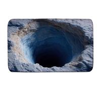 3D Optical Illusion Rug | Rug That Looks Like A Hole | Non-Slip Funny 3D Hole Optical Illusions Carpets | Novelty Quick-Dry Visual Illusion Door Mat Decoration for Bedroom & Living Room