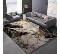 3D Optical Illusion Rugs Soft Flannel Floor Carpet Living Room Bedroom, Abstract Marble Texture - Throw Runner Rugs Low Profile Door Mats 3D Printed Carpet Non Slip Area Rug 120 X 160 Cm -220736322381