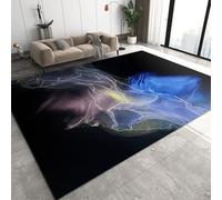 3D Optical Illusion Rugs Soft Flannel Floor Carpet Living Room Bedroom, Abstract Texture With Stripes - Throw Runner Rugs Low Profile Door Mats 3D Printed Carpet Non Slip Area Rug 60 X 9-191784244734