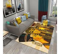 3D Optical Illusion Rugs Soft Flannel Floor Carpet Living Room Bedroom, Retro Characters - Throw Runner Rugs Low Profile Door Mats 3D Printed Carpet Non Slip Area Rug 40 X 60 Cm -503598968221