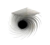 3D Optical Illusion Wall Art, Modern Removable Decal, 1pc, Optical Decor Sticker, Geometric Illusion Poster, Contemporary Room Accent, for Indoor Living Room Bedroom Study Office Dorm Apartment