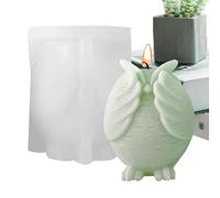 3D Owl Molds - Reusable Mold Silicone Mold,Non-Stick Resin Casting Candle Mould for Candle Chocolate Plaster