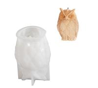 3D Owl Shaped Silicone Mold, Craft Mold for Scented Candles, Handmade Soap, Resin Wax Clay & Decorative Art Ornaments
