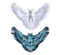 3D Owl Silicone Mold Animal Resin Mold Large Animal Statue Making Epoxy Mould DIY Craft Casting Mold for Gift Home Office Wall Hanging Decor