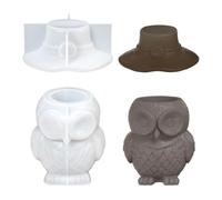 3D Owl Silicone Mold Heat-Resistant Easy-Release Mould