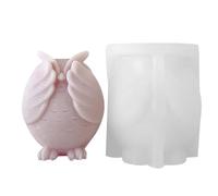 3D Owl Silicone Mold | Reusable Silicone Mold - Easy Release Resin Casting for Candle Chocolate Plaster Resin Craft Home Decor