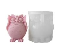 3D Owl Silicone Mold Scented Wax Molds Plaster Resin Soap Making Craft Mold Desktop Ornament Molds for Making