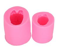 3D Owl Silicone Mold Set Reusable DIY Cake Chocolate Candle Soap Molds for Baking Crafting Decorations Pink 2 Pieces