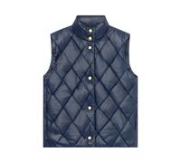 3D Padded Vest - female - Brooks Brothers - Waistcoats - Blue - S - Jackets S