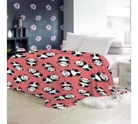 3D Panda Blanket King 220x240cm Fluffy Flannel Microfiber Fleece Cosy Warm Sofa Throw Blanket Cute Animal for Couch Bed Bedroom Office Travel Camping(Image 11-7)