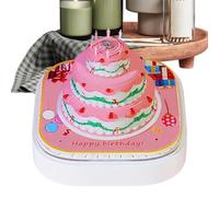 3D Panoramic Calendar for Cakes, Tear-off Desktop Notepad 2026 | Artistic Calendar with Illuminated Paper Sculptures | Creative DIY Christmas Gift | For The Office Desk, The Office