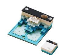 3D Paper Carving Notes - Crafting Vintage Pattern Notepad | Non Sticky Post Notes | Engraved Planner