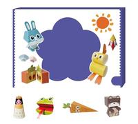 3D Paper Creation, DIY 3D Paper Manual | Artistic Project Manual for School Home Beginners Children Boys Supporters Education