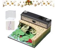 3D Paper Notes - Sculpted Multi-Bar Design, 2026 Date Strip Layout, Easy Tear Movement, Clean | Practical Task Order Applied In Study Table Planning, Home Activity Grid