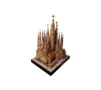 3D Paper Sagrada Familia Cathedral Model Kit, DIY Architecture Papercraft Model for Experts, Handmade Home/Office Decoration Gift for Adults & Teens