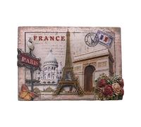 3D Paris France Refrigerator Magnet Tourist Souvenirs Resin Magnetic Stickers Fridge Magnet Home & Kitchen Decoration from China