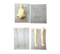 3D Pastry Baking Decorations Bakeware Human Body Decorating 3D People Shaped Baking Fondant Cake Molds Clay Supplies Molds