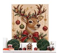 3D Pearl Christmas Diamond Art Kits for Adults, with Frame - Wall Decor