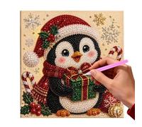 3D Pearl Christmas Diamond Art Kits for Adults, with Frame - Wall Decor