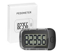 3D Pedometer for Walking, Large Digital LCD Display step counter, Accurate Pedometer with Clip and Lanyard, Outdoor Activities Fitness Tracker, Portable Step Counter for Men and Women