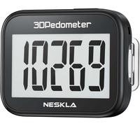 3D Pedometer for Walking, Simple Step Counter with Large Digital Display, Step T