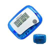 3d Pedometer, Walking Step for Running Hiking Backpacking or Travel, Crafted from Abs with Compact Lightweight 20g Design in Black White Blue Red for Portable Fitness Monitoring
