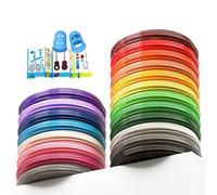 3D Pen Filament Refills 20 Colors, 13 ft per Color Total 260 ft, 1.75 mm Filament Compatible with SCRIB3D MYNT3D 3D Pen Comes with 2 Finger Caps & 3D Pen Template Book [3D Pen NOT Include]