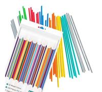 3D Pen Filament Refills 32 Colors for 3doodler Start 3D Pen, 160 Pcs Low Printing Temperature 2.5mm P ilament, Filament Refills PLA Threads, Each Color 15cm x 5pc, for Children Students Kid